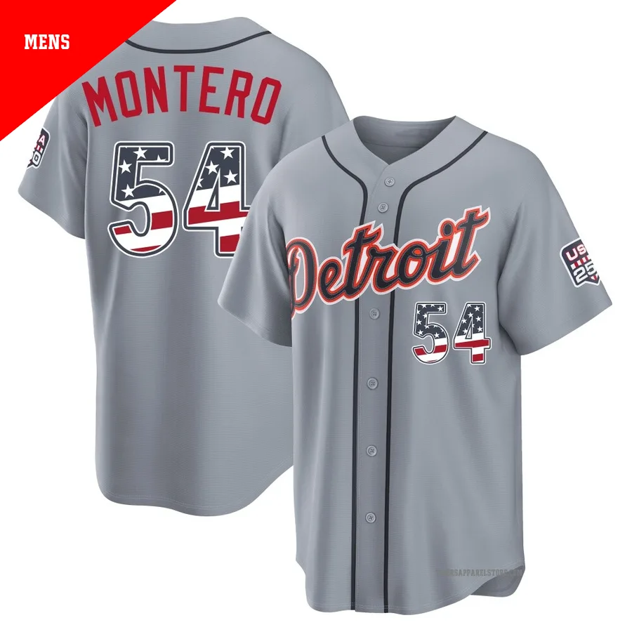 Detroit Tigers Keider Montero Jersey | Detroit Tigers Men, Women