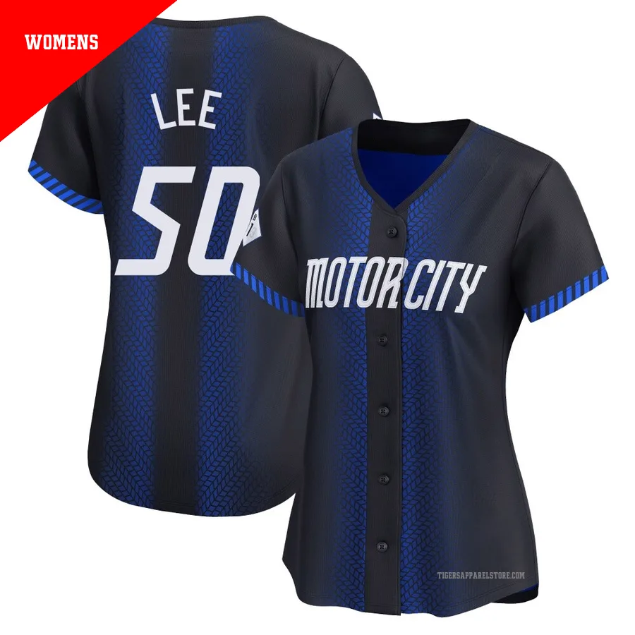 Women's Detroit Tigers Hao-Yu Lee ＃50 Blue Limited 2024 City Connect Jersey
